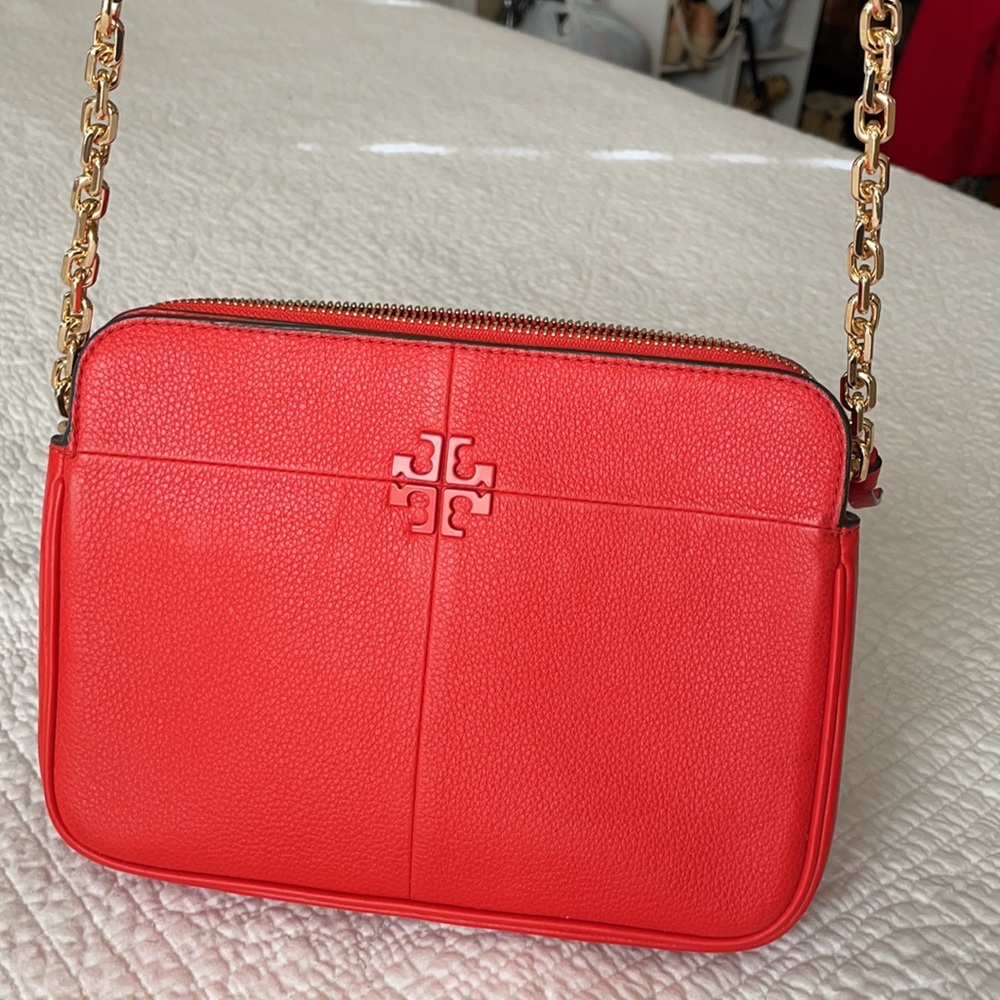 Tory Burch red crossbody